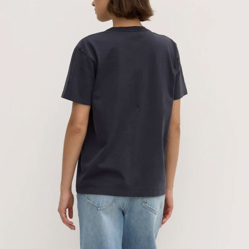 Assembly Label Womens Organic Base Tee True Navy image number 1